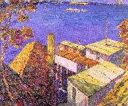 Seldon Connor Gile Tiburon Housetops oil painting reproduction